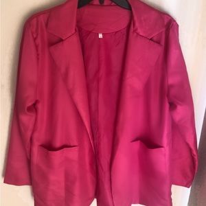 Bright Pink Oversize Blazer